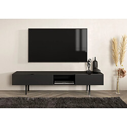 Acheter Skandica Meuble TV mural moderne - Noir