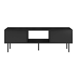 Dancan Meuble TV mural moderne - Noir