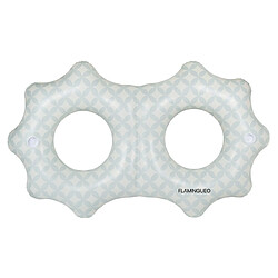 Flamingueo Bouée Piscine Geante PVC Bleu