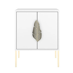 Skandica Table de chevet murale Merlin - Blanc