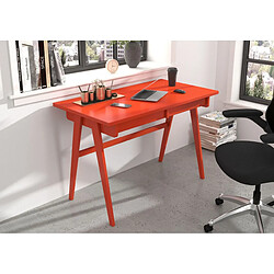 Acheter Visby Bureau avec tiroirs - Orange