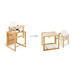 Pinolino Chaise Haute Lene en bois Naturel