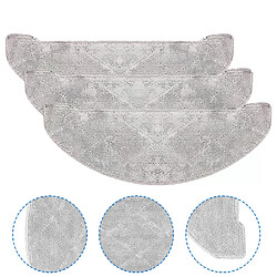 Lot de 3 chiffons de nettoyage lavables pour aspirateur robot Airrobo T10+, pour usage sec et humide~00210