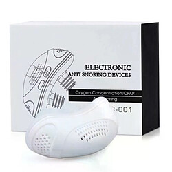 Dispositif électrique anti-ronflement, ronfleur électrique, adieu au ronflement, bouchon nasal en silicone, stop-ronflement, Ronquidos Beauté Santé~01524