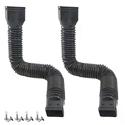Rallonge de descente pluviale flexible - Lot de 2