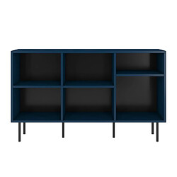 Dancan Bibliothèque étagère / moderne bleu marine MIRKA / 130 cm