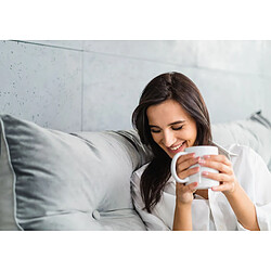 Tête de lit / Coussin de Dossier Visby Triangel / Grand / gris /140 pas cher