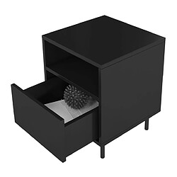 Avis Dancan Table de chevet murale - Noir