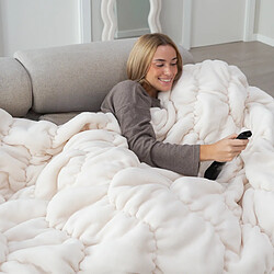 Acheter Flamingueo Couverture Lit et Canapé 100% polyester beige