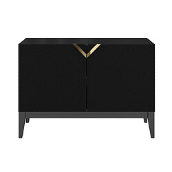 Visby Buffet commode bois design - Noir