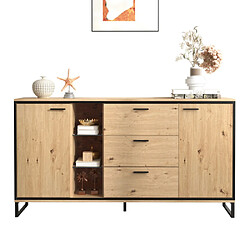 Dzmdip Buffet vaisselier LED - Noir