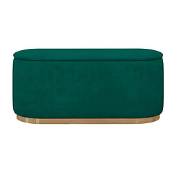 Dancan Pouf-coffre ovale - Vert