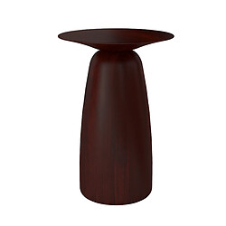 Kayani Table d'appoint / Table de nuit en bois Baobab44, hauteur 44 cm / Palissandre