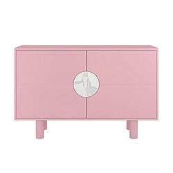 Dancan Buffet Zoe 2 portes - Rose poudre