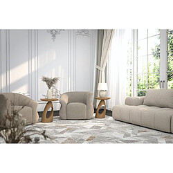 Kayani Table d'appoint / Table de nuit en bois Island, hauteur 40 cm / Naturelle