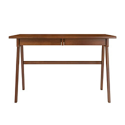 Visby Bureau d'appoint avec tiroirs - Noyer