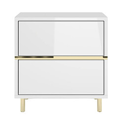 Dancan Table de chevet murale - Blanc