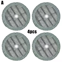 4 tampons AAA77685208 pour tampons de nettoyage de sol à entraînement mécanique pour balai à franges en microfibre A9 pour parquet stratifié~00924