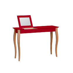 Ragaba Coiffeuse de chambre avec miroir - Rouge