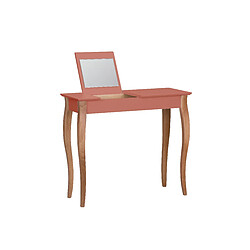 Ragaba Coiffeuse Lillo avec miroir - Rose antique