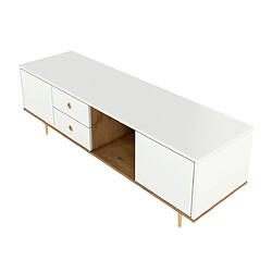 Avis Skandica Meuble TV Harmoni - Blanc