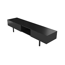 Avis Skandica Meuble TV mural moderne - Noir