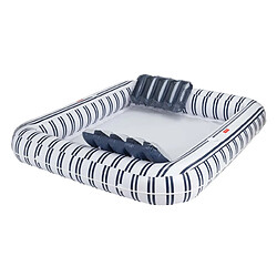 Flamingueo Hamac Gonflable Geante PVC Bleu