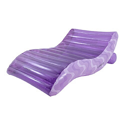 Flamingueo Chaise Longue Gonflable Piscine PVC Violet