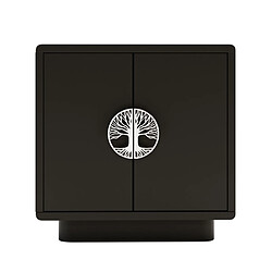 Dancan Table de chevet murale - Noir