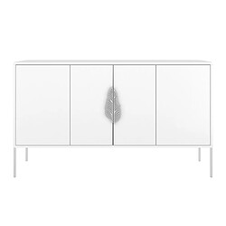 Skandica Commode buffet Merlin - Blanc