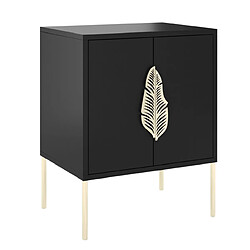 Skandica Table de chevet murale - Noir