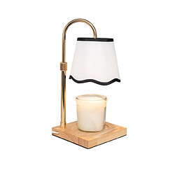 Flamingueo Lampe chauffe bougie avec minuterie acier