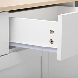 Acheter Dzmdip Buffet vaisselier salon - Blanc