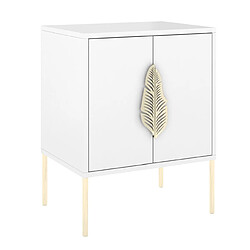 Skandica Table de chevet murale Merlin - Blanc