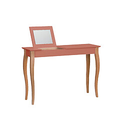 Ragaba Coiffeuse de chambre avec miroir - Rose poudre