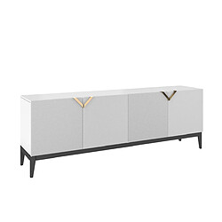 Visby Buffet en bois - Blanc