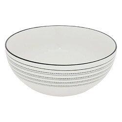 Secret De Gourmet Saladier en Porcelaine Lunova 23cm Blanc