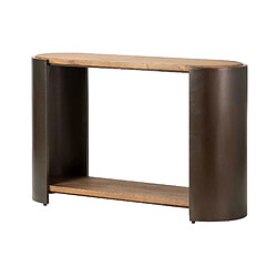 Alexandra house living Console bois et métal - Marron