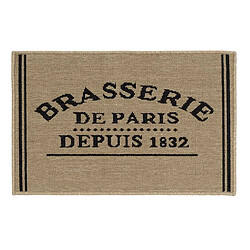 Paris Prix Tapis de Cuisine Troquet 50x80cm Marron