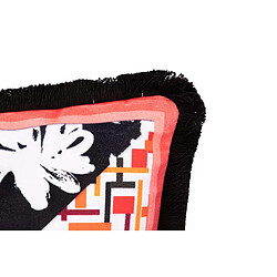 Avis Alexandra House Living Coussin en velours à motif géométrique classique et floral 60 x 13 x 45 cm