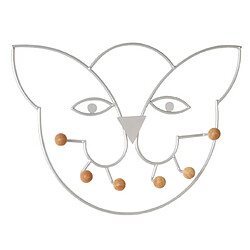 Paris prix Patère murale chat - Argent
