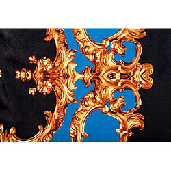 Alexandra House Living Coussin Neobaroque Velvet Chains 60 x 13 x 45 cm pas cher