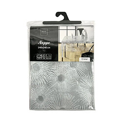 Paris Prix Nappe Toile Cirée Soleil 140x240cm Blanc