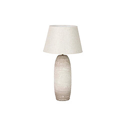 Alexandra House Living Lampe de table en céramique grise 40 x 40 x 75 cm