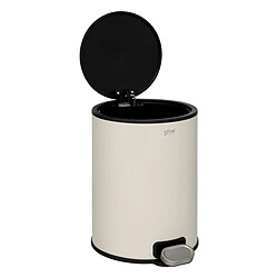 Five Simply Smart Poubelle en Métal Delta 6L Argile