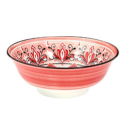 Paris Prix Saladier en Porcelaine Jaipur 21cm Rouge