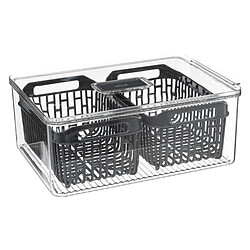Five Simply Smart Boîte de Conservation Frigo Tidy II 32cm Gris