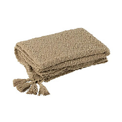 Mes Plaid 130x180 cm en tissu coton beige