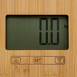 Five Simply Smart Pèse-Personne en Bambou Digital 28cm Naturel