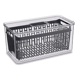 Five Simply Smart Boîte de Conservation Frigo Tidy 32cm Gris 